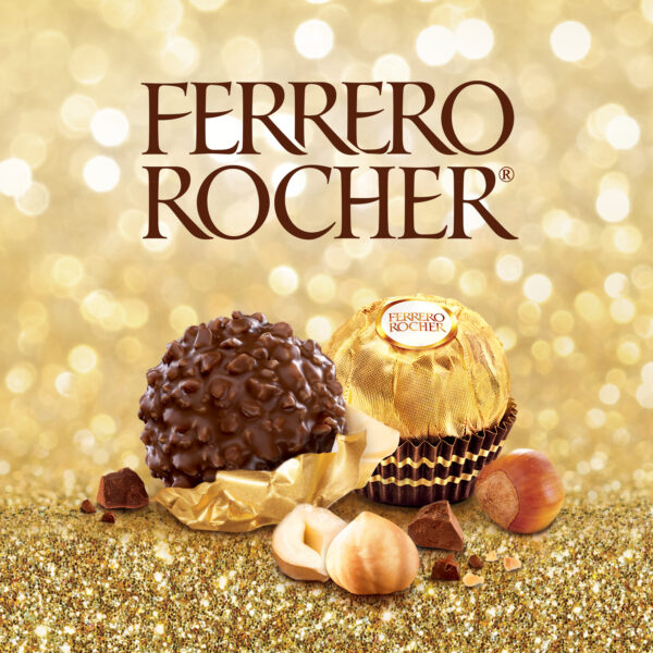 Ferrero Rocher Chocolates Diamond Gift Box, 10.6 Oz., 24 Ct.