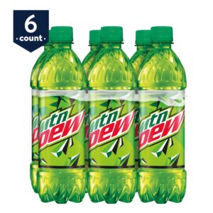 (2 pack) Mountain Dew Soda, 16.9 oz Bottles, 6 Count