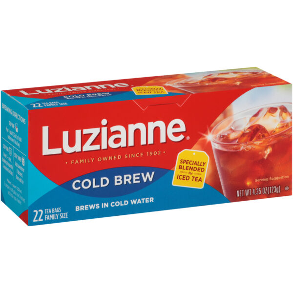 Luzianne, Cold Brew Iced Tea, Tea Bags, 22 ct.