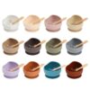 New Colors Feeding set Food Grade Silicone Bibs Baby Plate Non-silp Suction Bowl Kids Tableware Waterproof Bib BPA Free Spoon