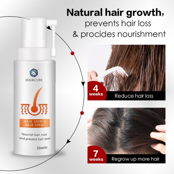 HAIRCUBE Hair Growth Spray Essential Oil Liquid Anti Hair Loss Essence Serum for Hair Growth Oil Natural Hair Care Products