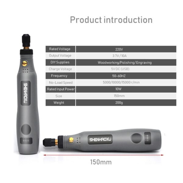 Mini Cordless Drill Power Tools Electric 3.6V Drill Grinder Grinding Accessories Set Wireless Engraving Pen For Dremel Home DIY