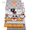 Chainho,8pcs/Lot,Jungle Animals Series,Printed Twill Cotton Fabric,Patchwork Cloth,DIY Sewing Quilting Material For Baby&Child