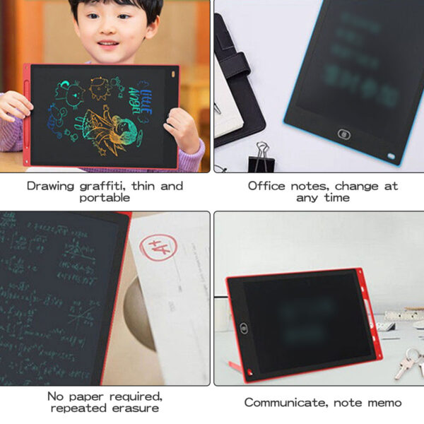 LCD Writing Tablet 8.5/10/12 Inch Electronic Digital Graphics Drawing Board Doodle Pad with Stylus Pen Portable Gift for kids