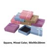 12pcs Cardboard Jewelry Set Gift Box Ring Necklace Bracelets Earring Gift Packaging Boxes With Sponge Inside Rectangle