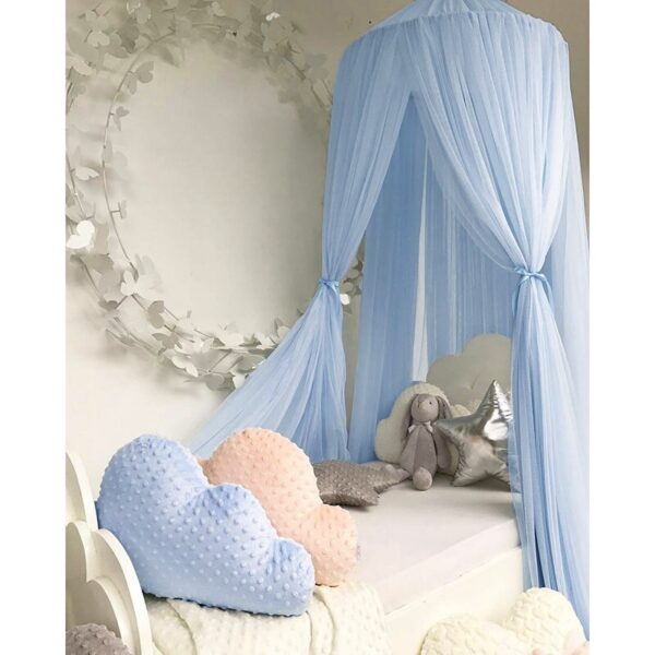 Mosquito Net with FREE Stars Hanging Tent Baby Bed Crib Canopy Tulle Curtains for Bedroom Play House Tent for Children Kids Room