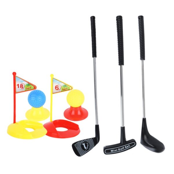 Outdoor Mini Funny Golf Toy Set Kids Learning Active Early Education Sports Game Exercise Ball Toys Boys And Girls Play Ball Toy