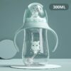 Baby bottles Drinking Cup Feeding Bottle Wide-Caliber Multifunctional Drinking Milk Drinking Water Dual-use Bottle BPA Free