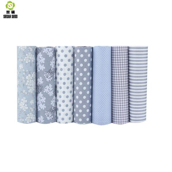 High Quality 10 Serie Floral Series Cotton Patchwork Fabric Fat Quarter Bundles Fabric For Sewing Doll Cloths 40*50cm 7pcs/lot