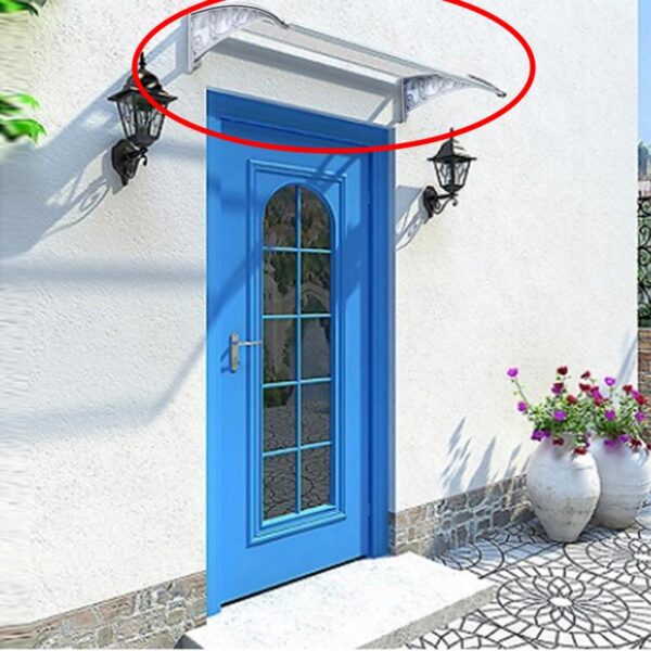 1pc Front Door Window Awning Patio Cover Canopy Multi-size Durable Outdoor Door Canopy Awning Tent Shade Garden Supplies HWC