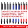 M&G 10/20/40pcs Super Smooth Oil Ball Point Pen 0.7mm Fine Pens Ballpoint Pen Black Blue Red ink pen for school office supplies