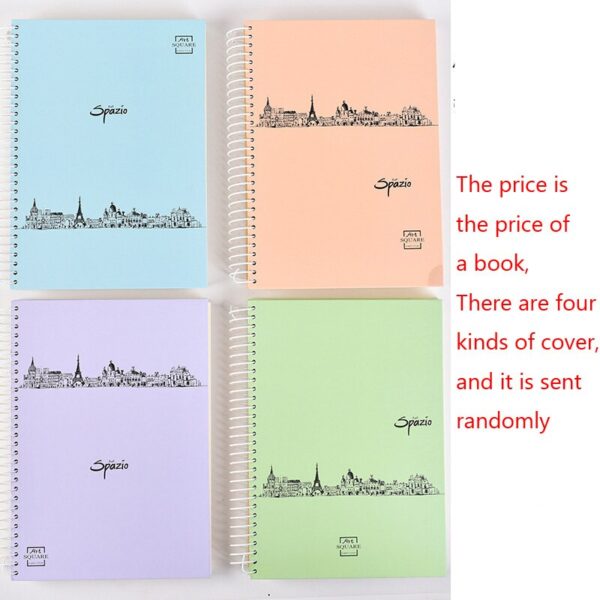 1PCS Spiral Coil Sketchbook Notebook 16K Sketch Painting Diary Journal Note Pad Stationery School Office Supplies