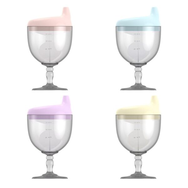 150ML Baby Goblet Water Bottle Infant Cups With Duckbill Mouth Shape For Feeding Baby Training ＞0M