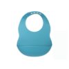 New Colors Feeding set Food Grade Silicone Bibs Baby Plate Non-silp Suction Bowl Kids Tableware Waterproof Bib BPA Free Spoon