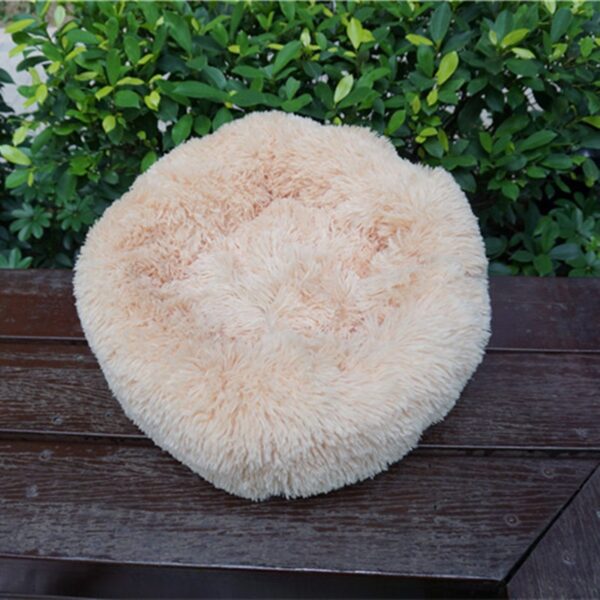 Soft Dog Bed Round Washable Plush Dog Bed Kennel House For Cat Bed For Dogs Bed Large Labradors Mat Calming Pet Sleeping Sofa