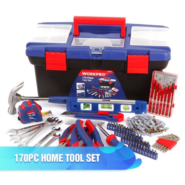 WORKPRO Home Tool Set Household Tool Kits Socket Set Screwdriver Set Home Repair Tools for DIY Hand Tools