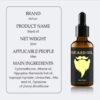 Natural Organic Beard Oil Hair loss Products Beard Care Essential Oil and Beard Growth Oil Men Beard Nourishing Enhancer