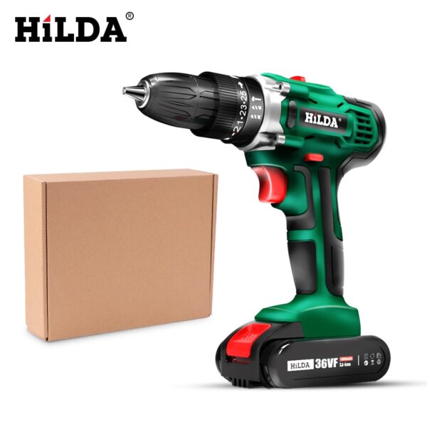 Cordless Drill Electric Screwdriver Mini Wireless Power Driver DC Lithium-Ion Battery 3/8-Inch power tools