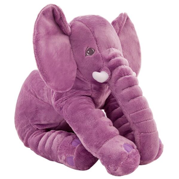 40cm/60cm Height Large Plush Elephant Doll Toy Kids Sleeping Back Cushion Cute Stuffed Elephant Baby Accompany Doll Xmas Gift
