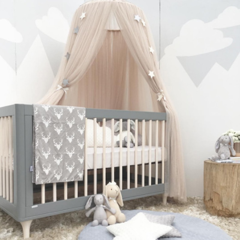 Mosquito Net with FREE Stars Hanging Tent Baby Bed Crib ...