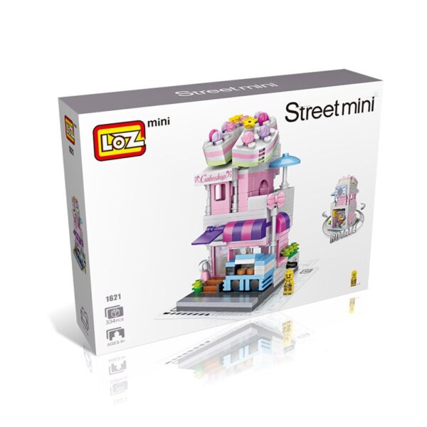 LOZ Mini Street View City Building Blocks DIY Assembly Educational Bricks 3D Architecture Model Store Shop Kids Gift Xmas Toys