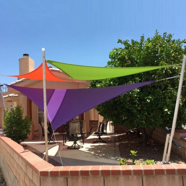 Sun shade sail waterproof shade canopy net toldo canopy outdoor pergola gazebo garden cover awning rectangle square voile soleil
