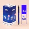 M&G 10/20/40pcs Super Smooth Oil Ball Point Pen 0.7mm Fine Pens Ballpoint Pen Black Blue Red ink pen for school office supplies