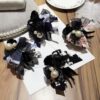 Fashion Girl Retro crystal Hair Claws Beam Hairpin Women Hair Accessories Beauty Hair Crab Clamp Headwear small Hair Clip