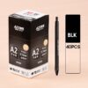 M&G 10/20/40pcs Super Smooth Oil Ball Point Pen 0.7mm Fine Pens Ballpoint Pen Black Blue Red ink pen for school office supplies