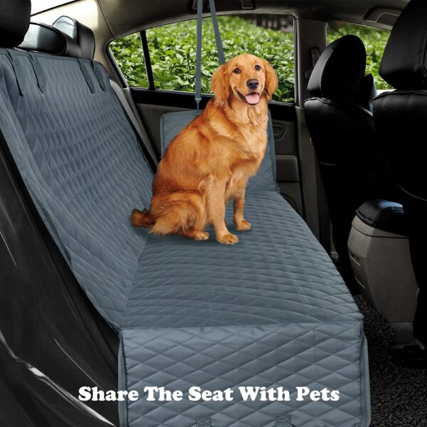 Prodigen Dog Car Seat Cover Waterproof Pet Transport Dog Carrier Car Backseat Protector Mat Car Hammock For Small Large Dogs