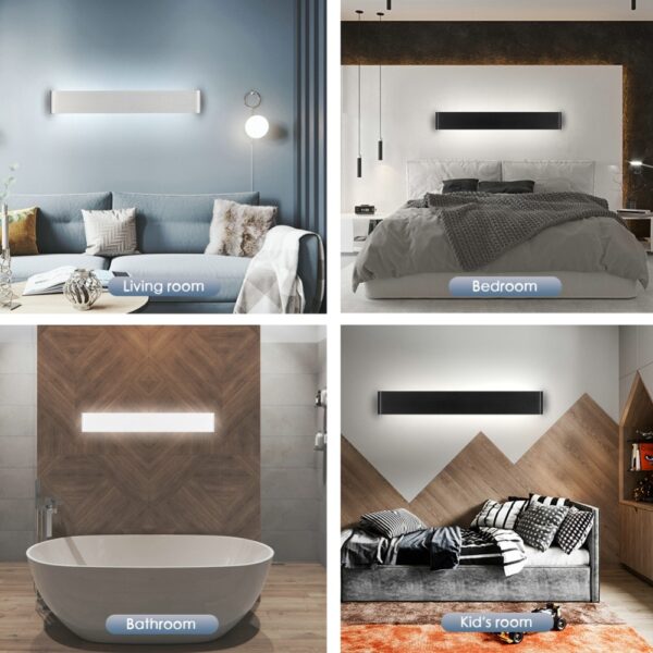 Modern LED Wall Lamp Minimalist Indoor Light Fixture Wall Sconces Stair 6W 10W Bedroom Bedside Living Room Home Hallway Lighting