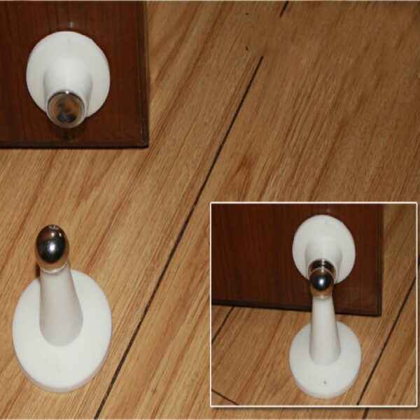 Silicone Door Stopper Tope Puerta Punch-free Stickers Home Improvement Floor-standing Anti-collision Magnetic Ground Suction