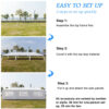 79x30FT Portable Upgrade Outdoor Gazebo Canopy Party Wedding Waterproof Tent Garden Patio Gazebo Pavilion Cater Events 8 Walls