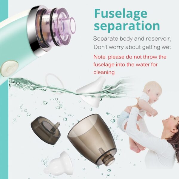 Kid Baby Nasal Aspirator Electric Nose Cleaner Newborn Baby care Sucker Cleaner Sniffling Equipment Safe Hygienic Nose Aspirator