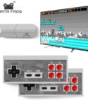 DATA FROG Wireless Handheld Game Player Build In 620 Classic 8 Bit Games Support TV OutPut Game Console With Dual Gamepad