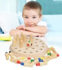 Wooden Memory Match Stick Chess Game Fun Block Board Game Educational Color Cognitive Ability Toys For Children Kids Gift