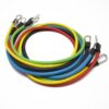 11 PCS Training Resistance Bands Set Fitness Gym Stretch Expander Pull Rope Gym Rubber Pilates Elastic Tubes Workout Equipment