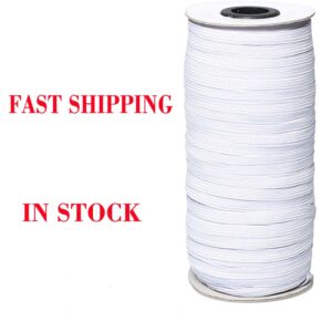 70/100/160 Yards Elastic Bands Elastic Rope 3/6mm Rubber Elastic Cord Band Garment Sewing Accessories White Elastic Rope