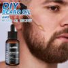 Natural Organic Beard Oil Hair loss Products Beard Care Essential Oil and Beard Growth Oil Men Beard Nourishing Enhancer