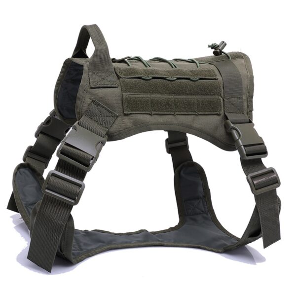 Military Tactical Dog Harness German Shepherd Pet Dog Vest With Handle Nylon Bungee Dog Leash Harness For Small Large Dogs Puppy