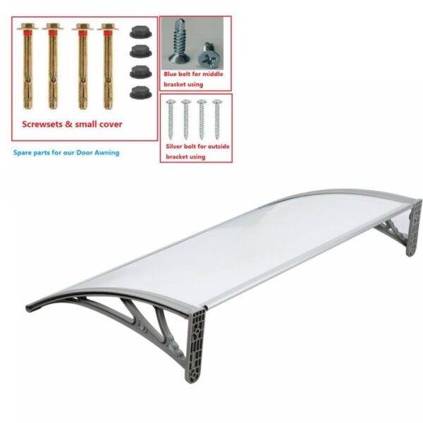 1pc Front Door Window Awning Patio Cover Canopy Multi-size Durable Outdoor Door Canopy Awning Tent Shade Garden Supplies HWC