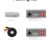 DATA FROG Wireless Handheld Game Player Build In 620 Classic 8 Bit Games Support TV OutPut Game Console With Dual Gamepad
