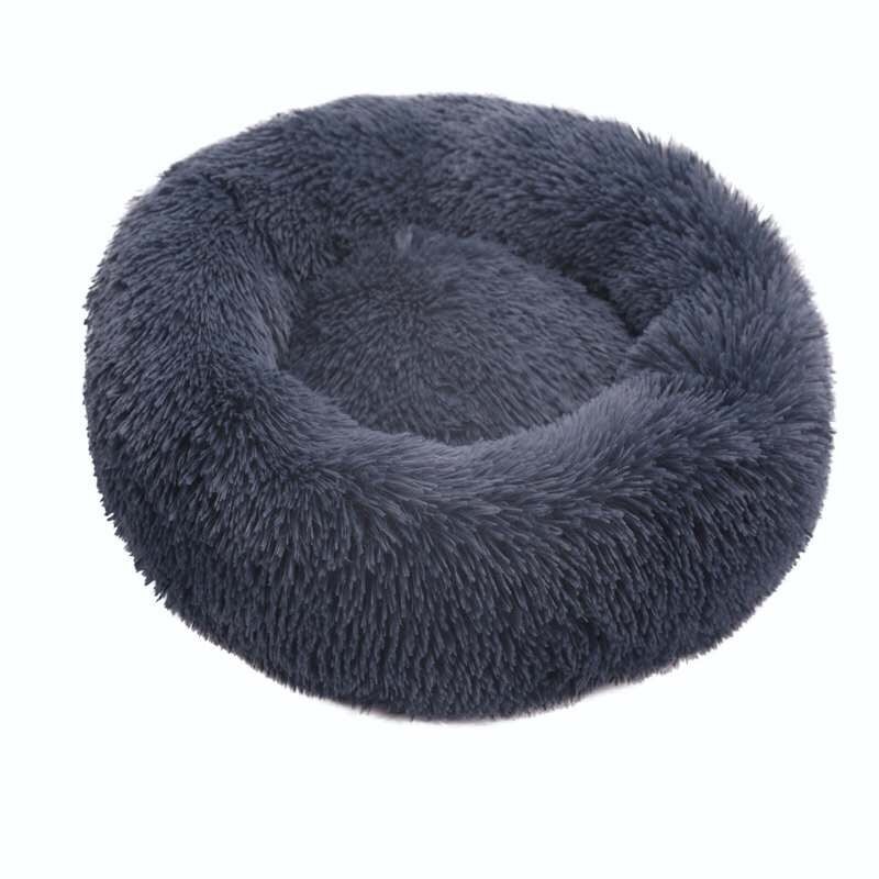Round Cat Beds House Soft Long Plush Best Pet Dog Bed For Dogs Basket