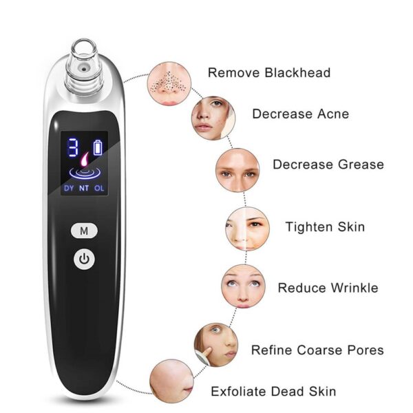 1Pcs Electric blackhead remover Nose Face Blackhead Acne Vacuum Cleaner Pore Skin Care Tools Deep Cleansing Suction Machine