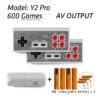 DATA FROG Wireless Handheld Game Player Build In 620 Classic 8 Bit Games Support TV OutPut Game Console With Dual Gamepad