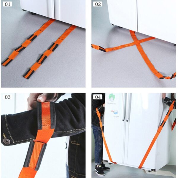 Non-Slip Furniture Moving Strap Wrist/Shoulder Dolly Forearm Forklift Lifting Moving Strap Transport Belt Carry Cords Mover Rope