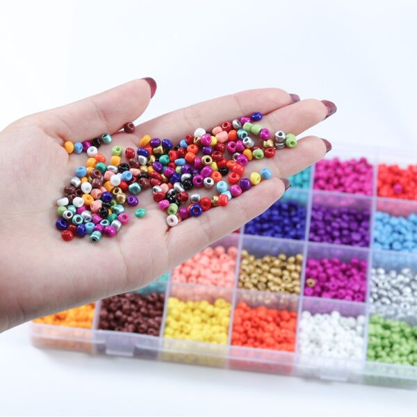 24000pcs/Box 24 Colors 2/3/4mm Small Glass Miyuki Beads Seed Bead Jewelry Material For Making Necklace Bracelet Jewelry Findings