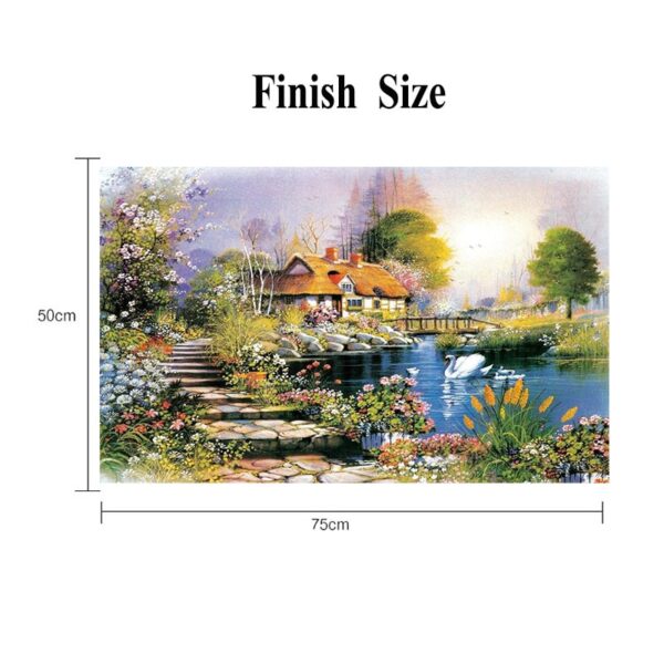 75*50cm with Storage Bag 1000Pcs Jigsaw Puzzle Wooden Paper Puzzles Educational Toys for Children Bedroom Decoration Stickers