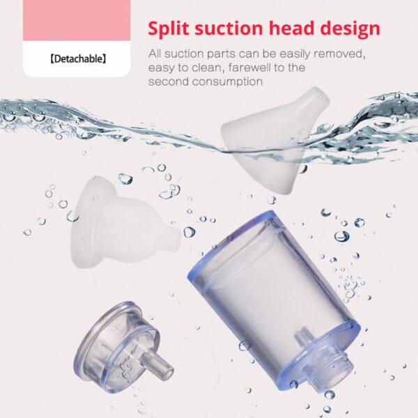 Baby Nasal Aspirator Electric Baby Care Nose Cleaner Sniffling Equipment Sucker Cleaner Equipment Safe Hygienic Nose Aspirator