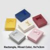 12pcs Cardboard Jewelry Set Gift Box Ring Necklace Bracelets Earring Gift Packaging Boxes With Sponge Inside Rectangle